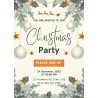 Christmas Baubles Digital Party Invitation