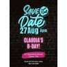 Animated Save The Date Electronic Birthday Party Invite