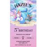 Unicorns are Real Animated Digital Birthday Party Invite