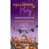 Animated Spiderweb Halloween Party Digital Invitation