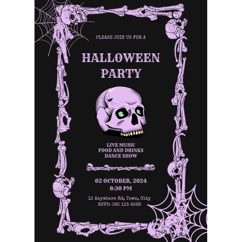 copy of Spooktacular Halloween Party Digital Invite